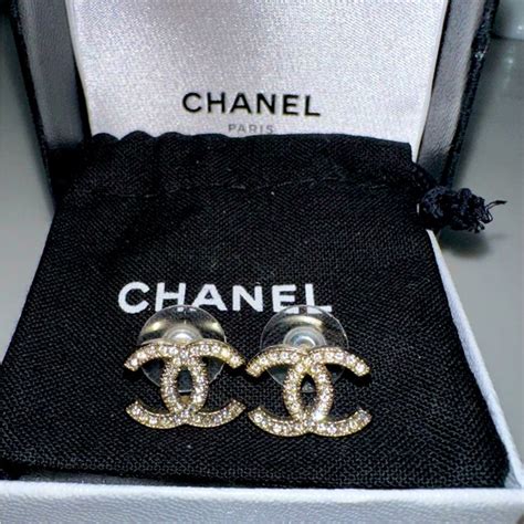 chanel boucles d'oreilles|authentic chanel earrings cc.